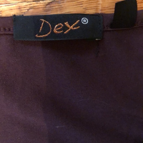 Dex peplum lace top- plum colour - Picture 2 of 3